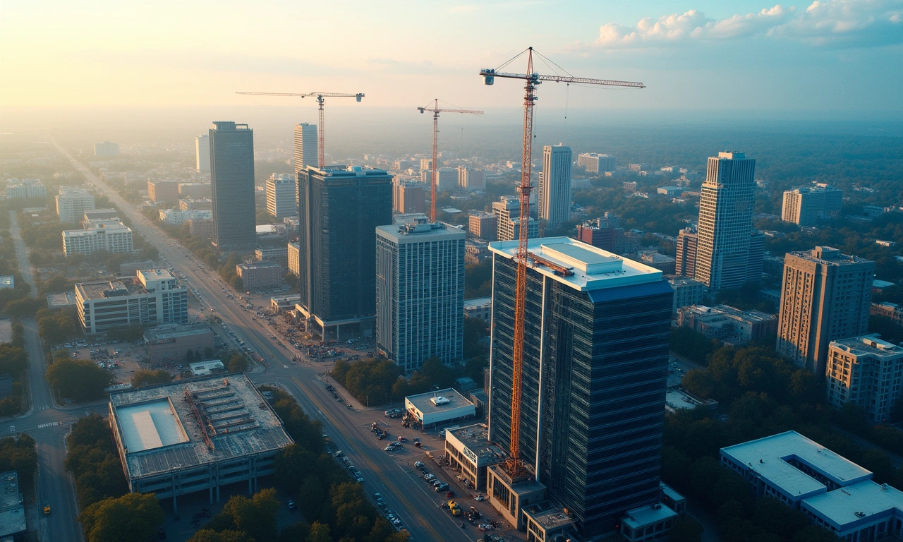 Aerial view Milton Georgia commercial development 2026