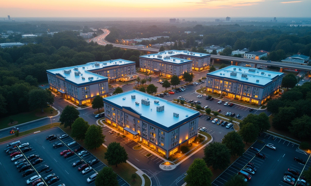 Milton Georgia commercial property portfolio aerial photography