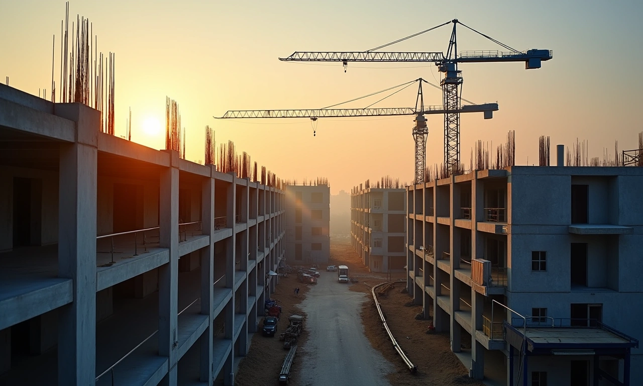 Mixed-use construction site in North Fulton County Georgia